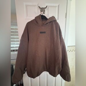 Worn once Fear of God Essentials Brown Sweatshirt